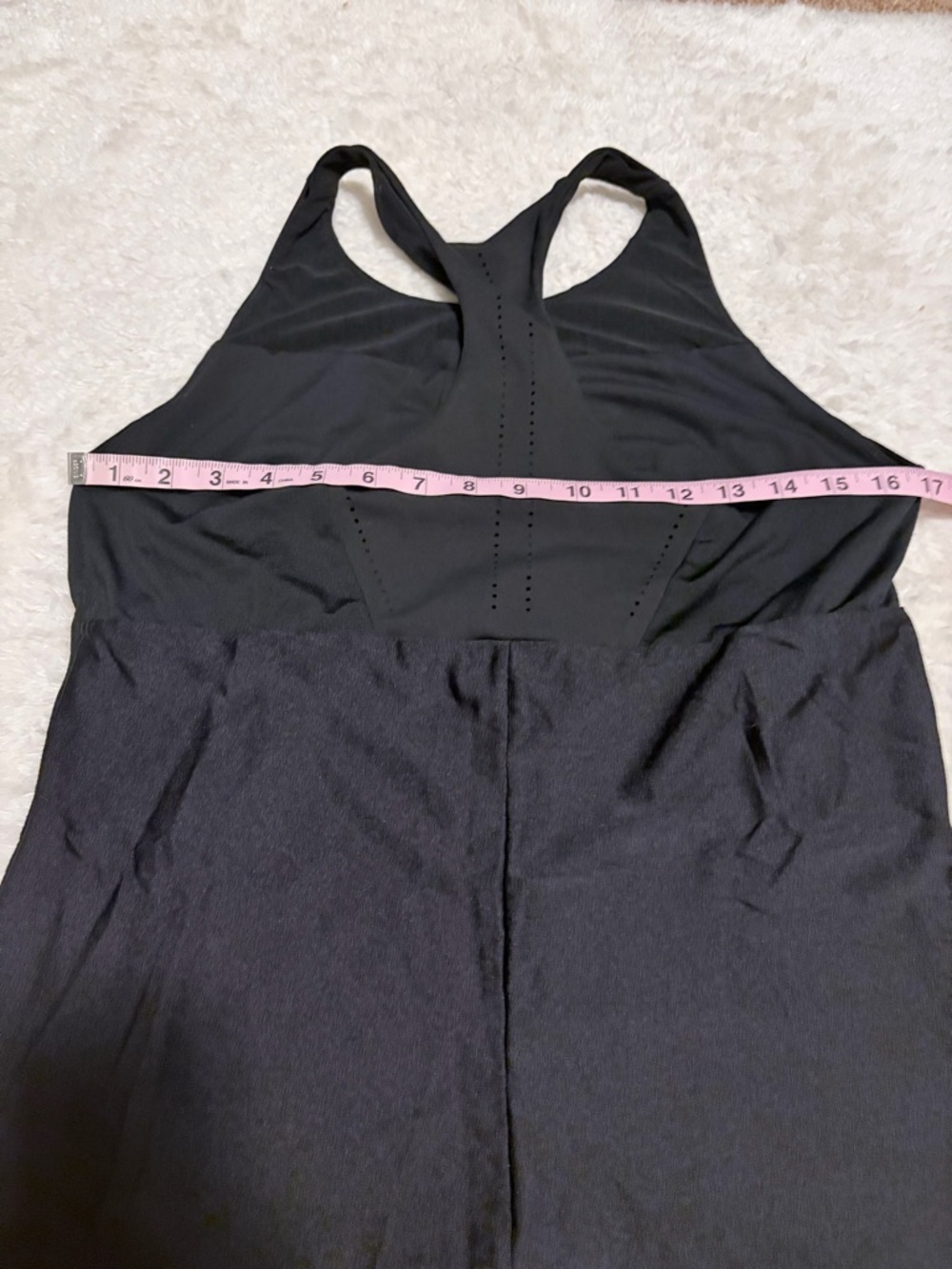 Fabletics black Performance Mesh Racerback Tank top - Picture 4 of 6
